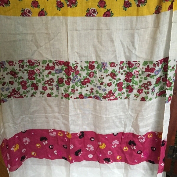 Coach Floral Patchwork Oblong Scarf - Picture 5 of 5